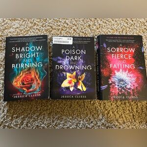 Kingdom on Fire by Jessica Cluess Book Trilogy Set